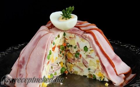 Aszpikos sonkatorta