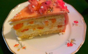 Mandarinos krémsajt torta