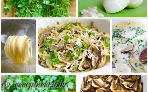 Vargányás spagetti