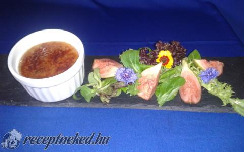 Kacsamáj créme brulée