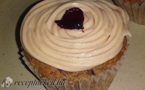 Meggyes muffin