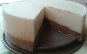 Kétszínű torta – sütés nélkül