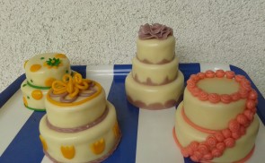 Narancsos-vaníliás mini torta
