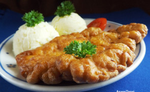 Kefires bundában sült karajszelet