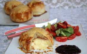 Baconos camembert leveles tésztában