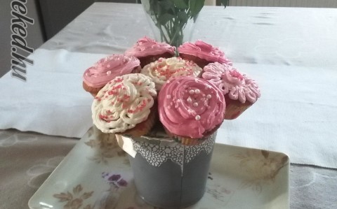 Virág muffin