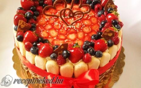 Gyümölcsös torta
