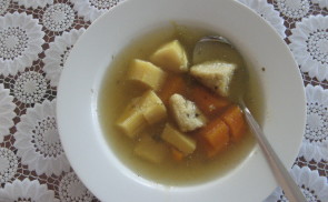 ,,Hamis” húsleves vagy tökbélleves