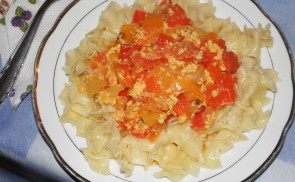 Lecsó tojással