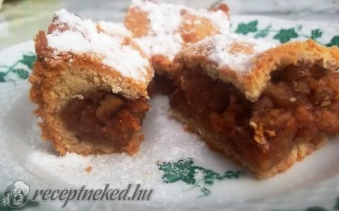 Almás pite dióval, rummal