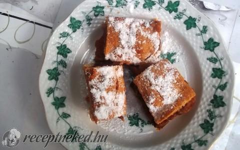 Almás pite dióval, rummal