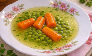 Zöldborsóleves