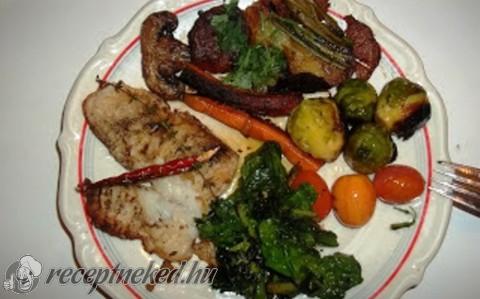 Fehérboros grillezett pangasius