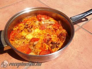 Piperade (francia lecsó tojással)