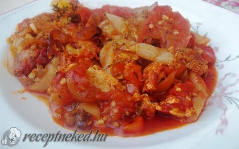Piperade (francia lecsó tojással)