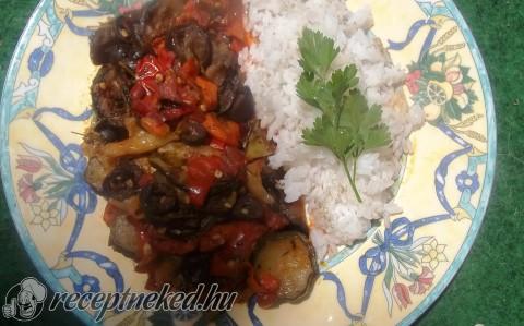 Ratatouille rizzsel