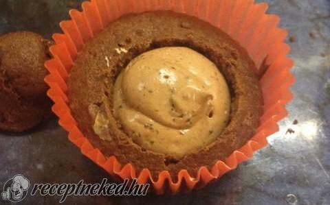 Nutellás-oreos cupcake (Halloweenre is)