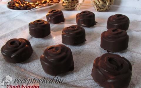 Narancsos-joghurtos praliné (bonbon)