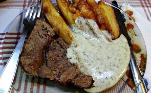 Marhahúsos menü