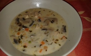 Tárkonyos csirkeraguleves