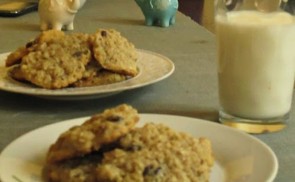 Kókuszos blondie zabkeksz