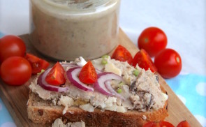 Kacsa rillette májjal
