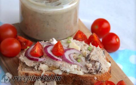 Kacsa rillette májjal
