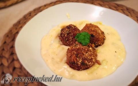 Mozzarellás pulykagolyók