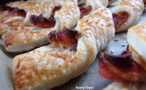 Baconos-leveles csavart