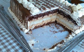 Tejkaramellkrémes torta