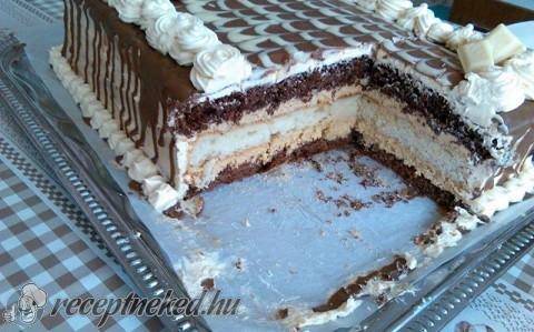 Tejkaramellkrémes torta