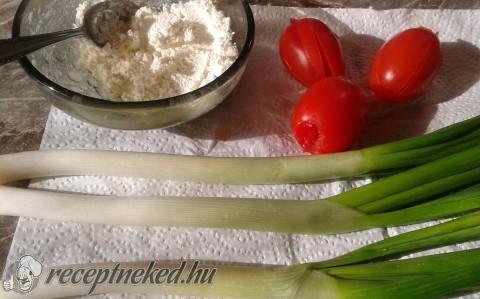 Sonkatál paradicsom tulipánnal