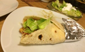Csirkés fajitas