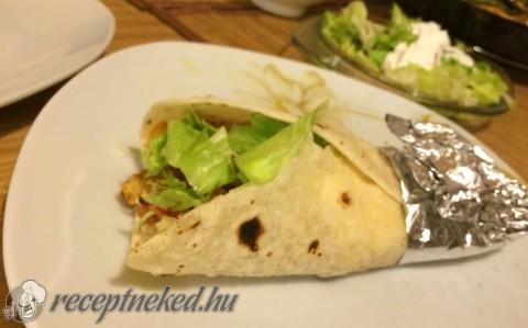 Csirkés fajitas