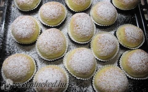 Nutellás muffin fánkok