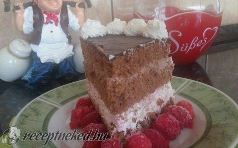 Málnás-mascarponés szelet