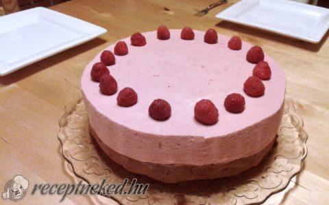 Csoki-málna mousse torta