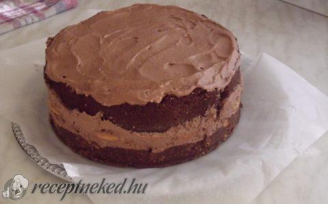 Mogyorókrémes álom torta
