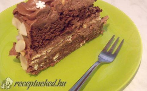Mogyorókrémes álom torta