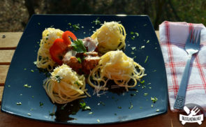 Húsgolyók spagettivel
