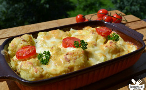 Mozzarellás karfiol