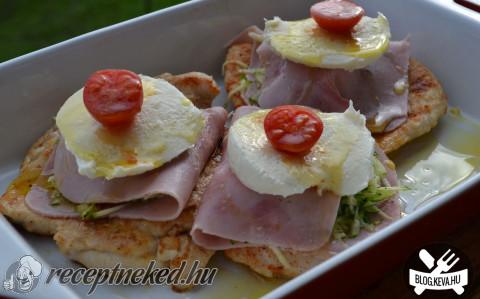 Triplasajtos cukkinis csirkemell