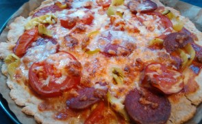 Pizza zabpehelyliszttel