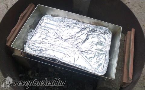 BBQ csirke és tarja faszénen sütve