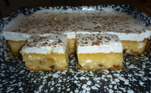 Túrós habos