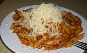Pizzás penne