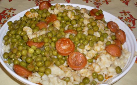 Zöldborsó pörkölt