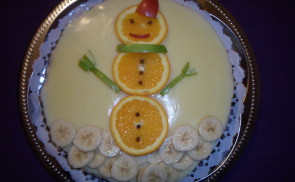 Narancsos dióguba torta