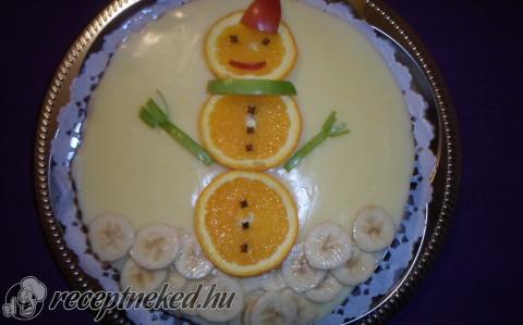 Narancsos dióguba torta