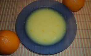 Narancsos krémleves